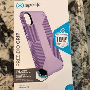 Speck Presidio Grip case for IPhone X